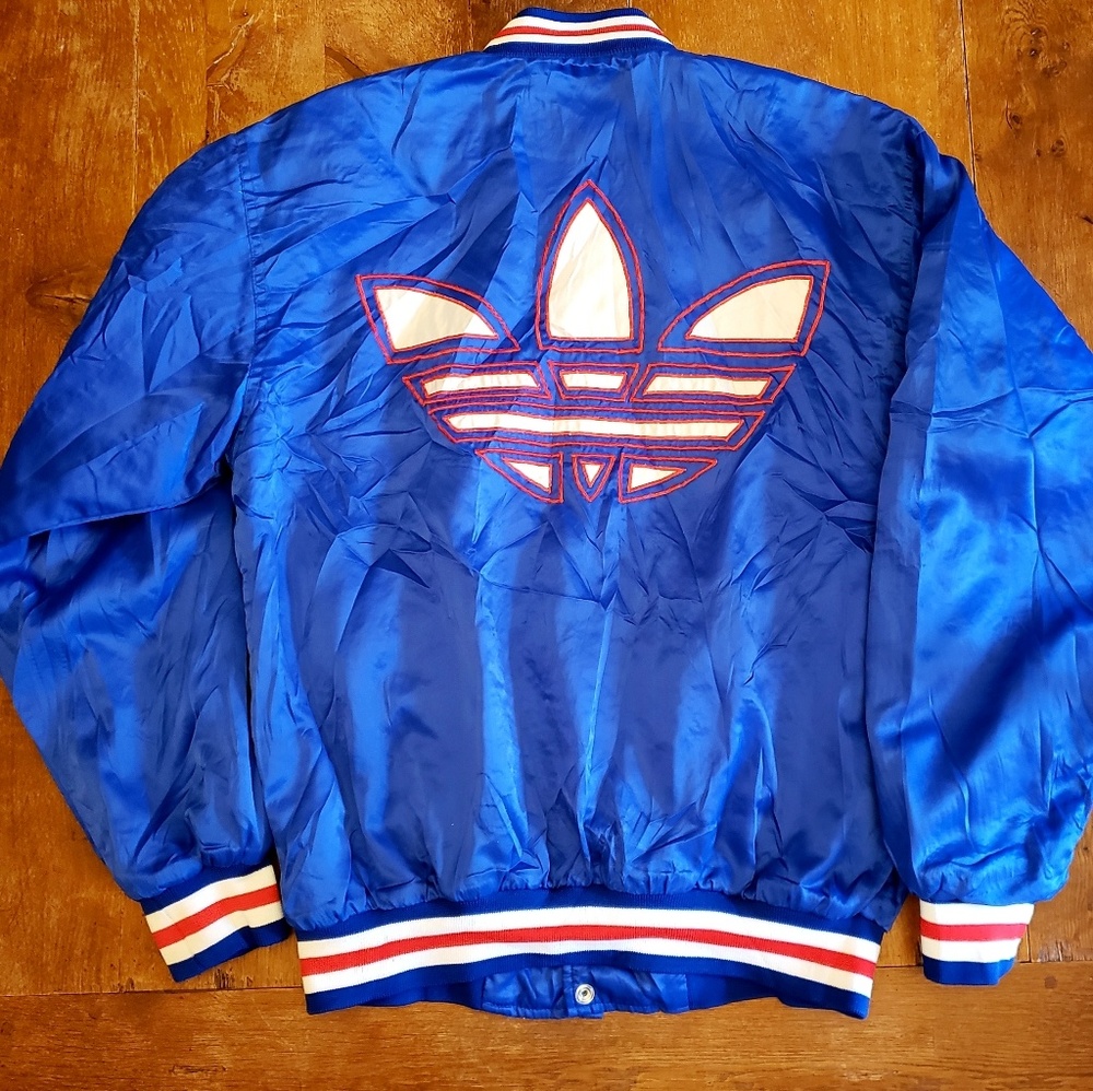 Rare Vintage Adidas satin jacket all embroidered - Picture 4 of 6